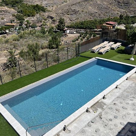 Casa Rural Con Bano Adaptado Y Piscina En Mogán Esterno foto