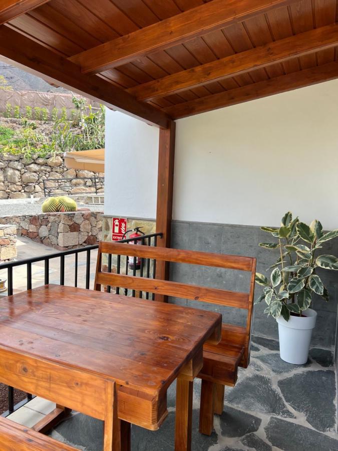 Casa Rural Con Bano Adaptado Y Piscina En Mogán Esterno foto