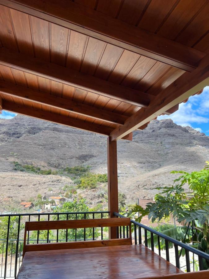 Casa Rural Con Bano Adaptado Y Piscina En Mogán Esterno foto